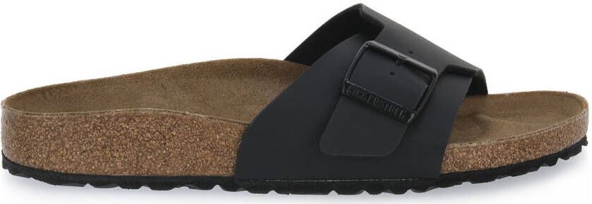 Birkenstock Satin Finish Sandal with Metal Buckle Black Dames - Foto 11
