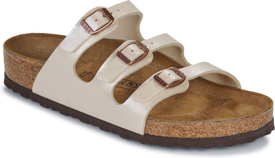 Birkenstock Slippers Florida BF Graceful Pearl White