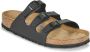 Birkenstock Florida SFB Regular Zwart Slippers Dames Size : - Thumbnail 3