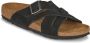 Birkenstock Lugano Heren Slippers Desert Buck Black Narrow fit | Zwart | Nubuck - Thumbnail 3