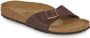 Birkenstock Madrid Dames Slippers Dark Brown Regular fit | Bruin | Imitatieleer - Thumbnail 4