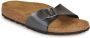 Birkenstock Madrid Dames Slippers Metallic Black Narrow fit | Zwart | Imitatieleer - Thumbnail 56