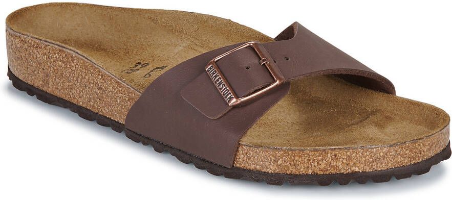 Birkenstock Madrid Slippers Dark Brown Regular fit | Bruin | Imitatieleer - Foto 5