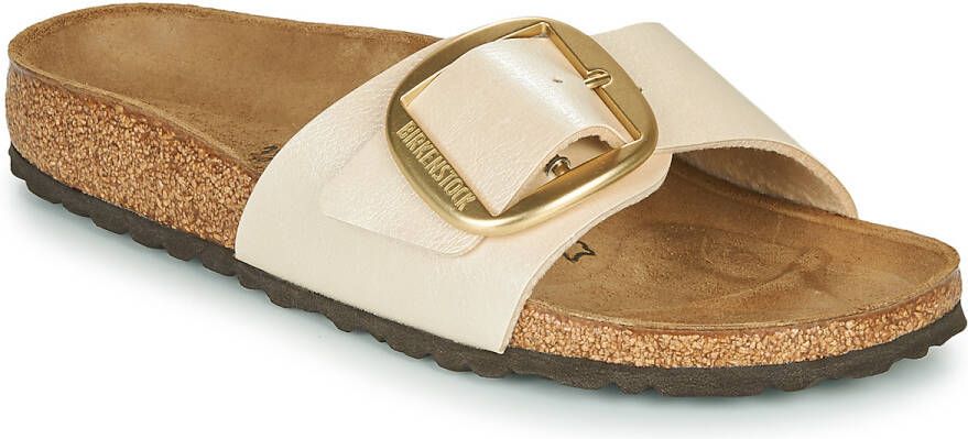 BIRKENSTOCK Slippers Dames Madrid Big Buckle Dames Maat: 40 Materiaal: Leer Kleur: Wit - Foto 18