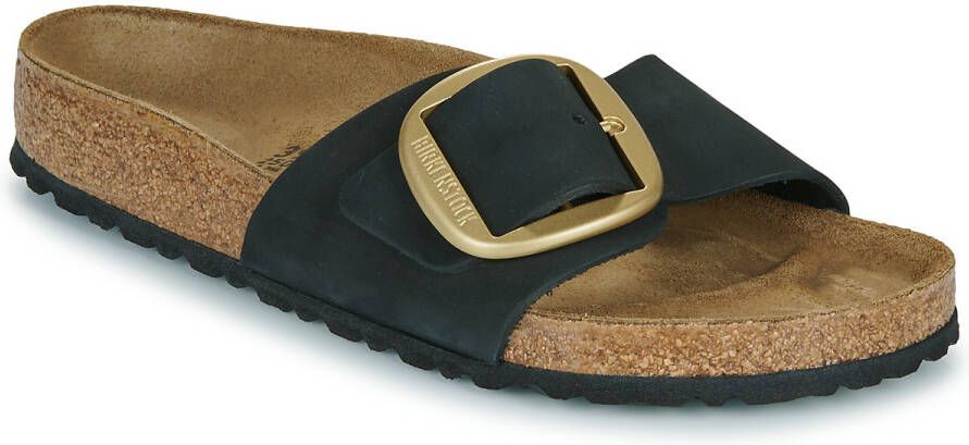 Birkenstock Slippers Madrid Big Buckle LENB black