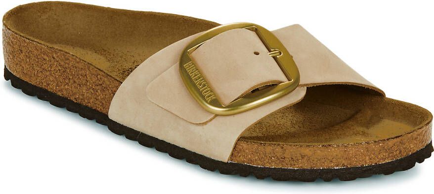 Birkenstock Slippers Madrid Big Buckle LENB Sandcastle