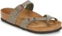 Birkenstock Groene zomersliders Stijlvol en comfortabel Green Dames - Thumbnail 6