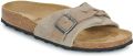 BIRKENSTOCK Slippers Oita Braided Suède Taupe - Blauw
