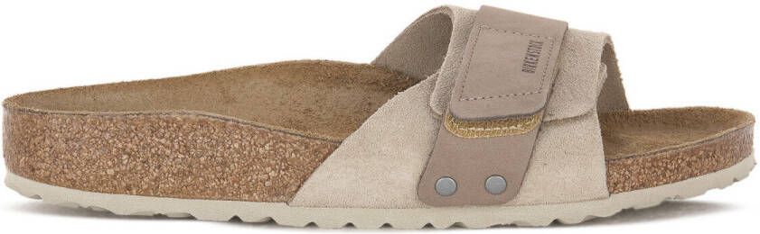 Birkenstock Slippers OITA TAUPE SUEDE CALZ S