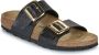 BIRKENSTOCK Slippers Dames Sydney Cushion Buckle Maat: 37 Materiaal: Leatherlook Kleur: Zwart - Thumbnail 12