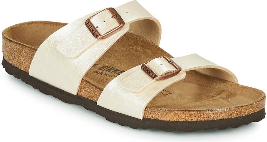 Birkenstock SYDNEY GRACEFULL Volwassenen Dames slippers Kleur Wit beige - Foto 3