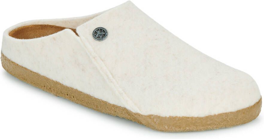 Birkenstock Slippers Zermatt Standard FE Ecru