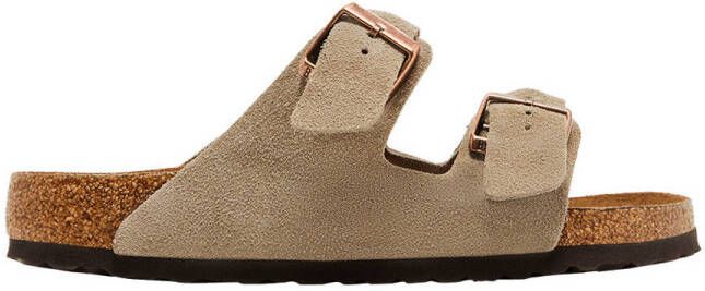 Birkenstock Sneakers Arizona Soft Footbed Suede Taupe