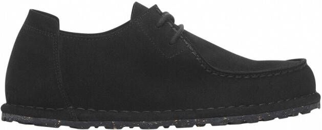 Birkenstock Sneakers Utti Lace Suede Leather Narrow Black