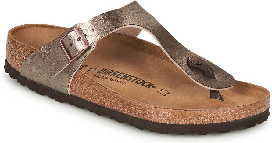Birkenstock Gizeh Dames Slippers Graceful Taupe Regular fit | Taupe | Imitatieleer - Foto 15