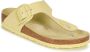 Birkenstock Stijlvolle Flip Flops voor Dames Geel Dames - Thumbnail 2