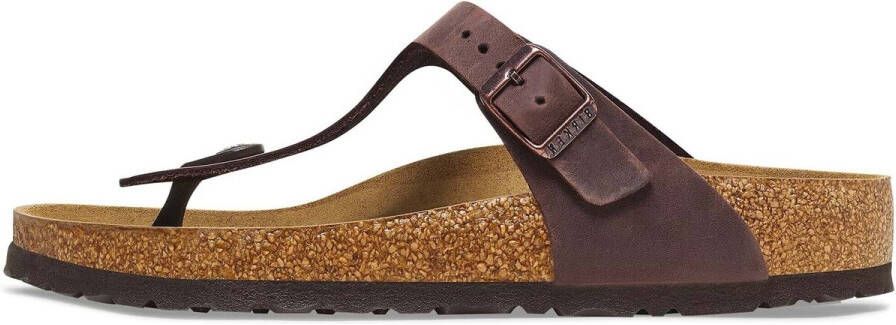 Birkenstock Gizeh FL Sandalen Regular beige bruin - Foto 4