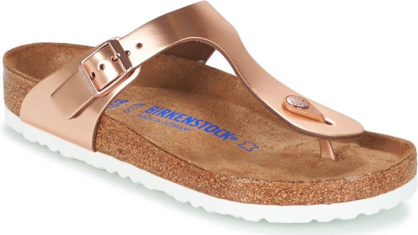 Birkenstock Gizeh Nl Wb Womens Metallic Copper Schoenmaat 35 Slides 1005048 - Foto 10