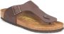 Birkenstock Ramses Habana regular Birko-Flor Nubuck Heren Teenslipper Nubuck Brown - Thumbnail 9