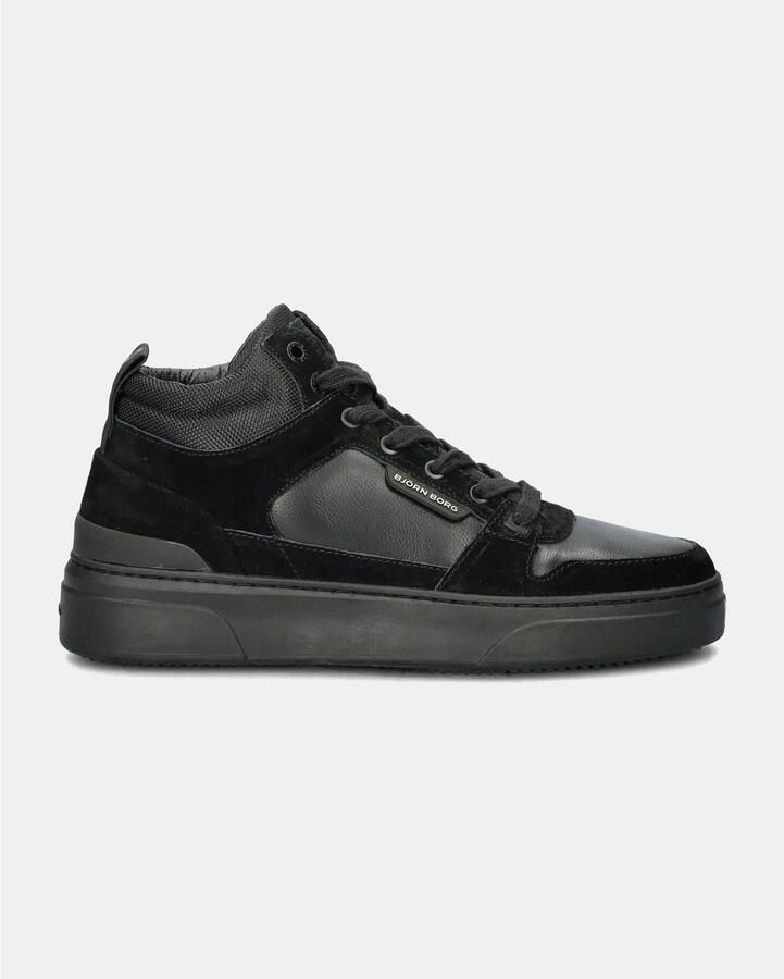 Björn Borg Hoge Sneakers T1930 Tennis Mid M BKOO Black - Foto 4