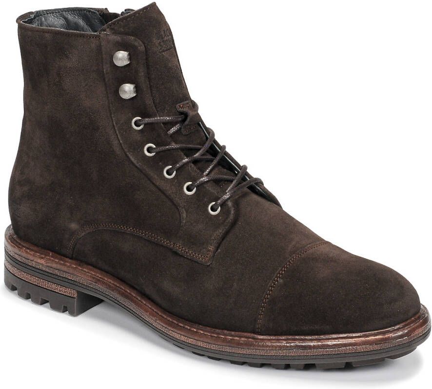 Blackstone LESTER UG20 SOUL BROWN HIGH TOP SUEDE BOOTS Man Brown - Foto 17
