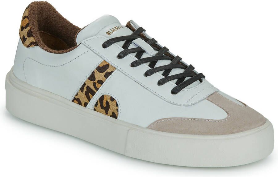 Blackstone Lage Sneakers EL280-WHITE-LEOPARD
