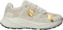 Blackstone FLINT MARVEL DL275 Artic Wolf Gold Runner Sneaker Dames Beige - Thumbnail 3