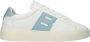 Blackstone SKARN RAY DL447 White Light Blue Sneaker (low) Dames White - Thumbnail 2