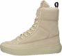 Blackstone Angora Sneaker Dames High-Top Stijl Beige Dames - Thumbnail 2