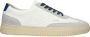 Blackstone SLATE HARPER PERF DG518 White Blue Sneaker (low) Heren White - Thumbnail 2