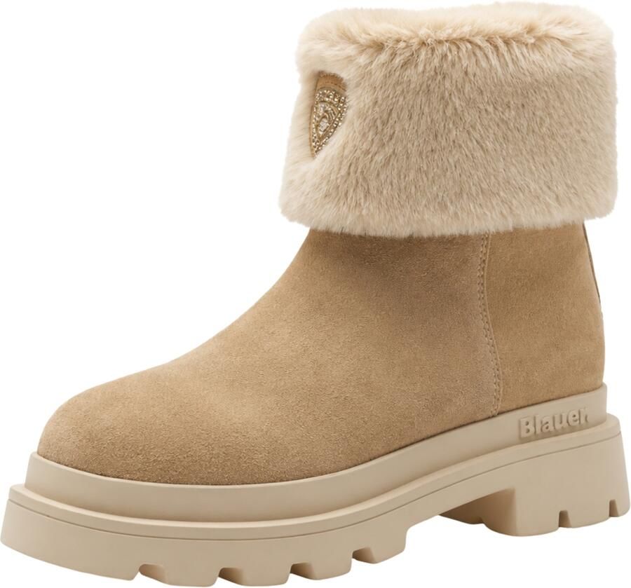 Blauer Kimmel 10 beige leren enkellaarsjes - Foto 2