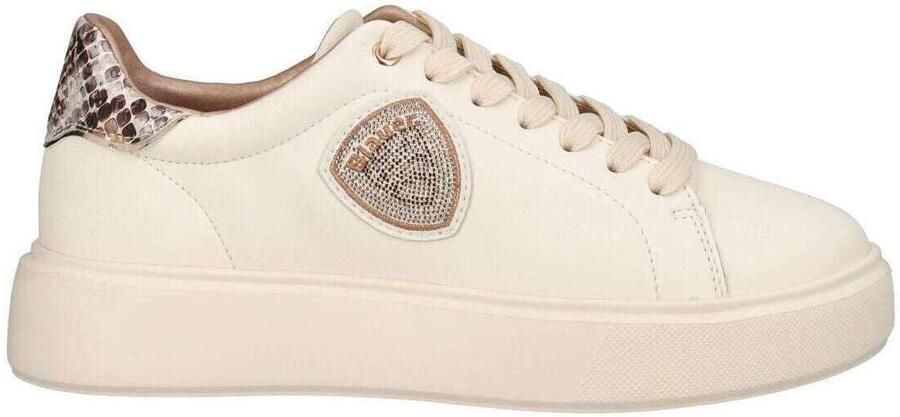 Blauer Python Print Lage Profiel Sneakers - Foto 4