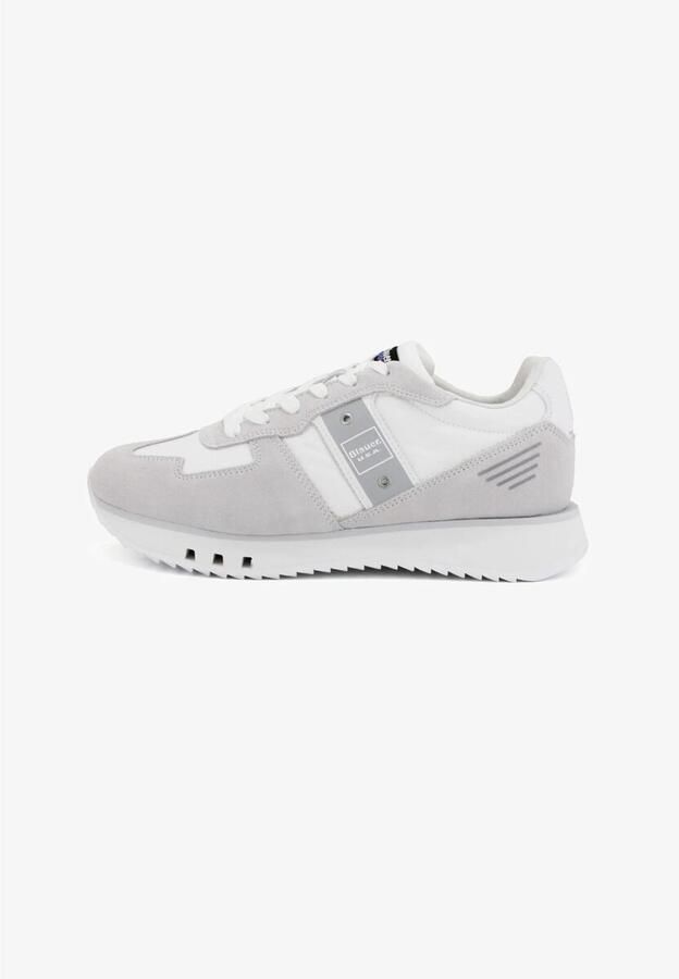 Blauer Lage Sneakers