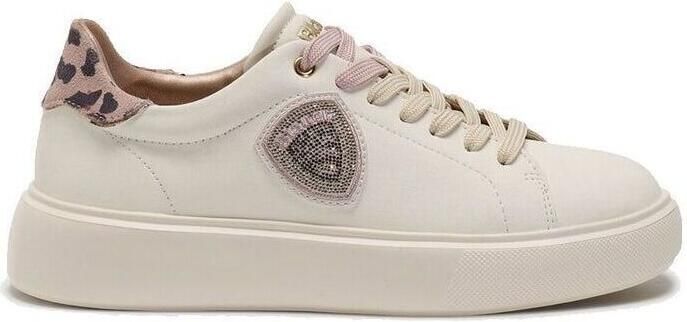 Blauer Lage Sneakers