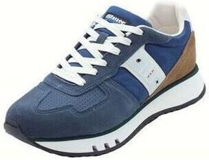 Blauer Blauwe Leren Heren Sneaker - Foto 2