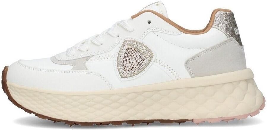 Blauer Lage Sneakers