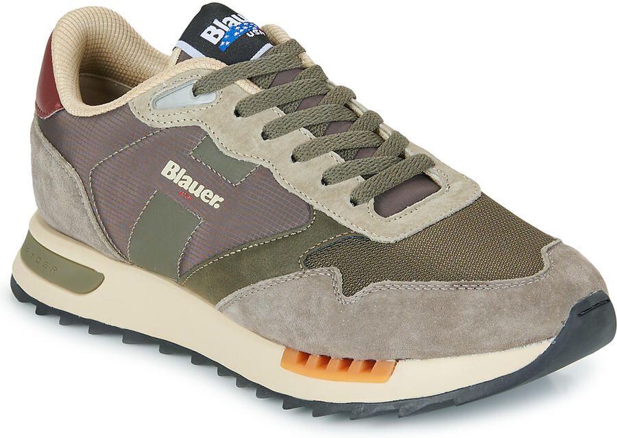 Blauer.USA Sneakers laag olijfgroen gemengde kleuren - Foto 7