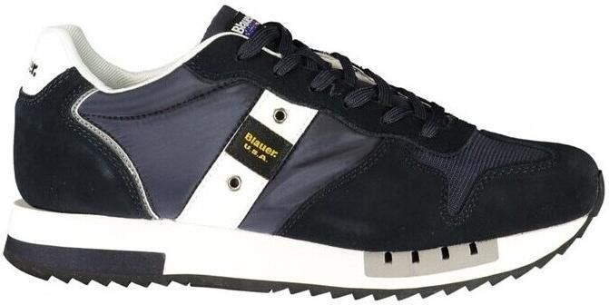 BLAUER Lage Sneakers Heren Queen01 Maat: 46 Materiaal: Textiel Kleur: Blauw - Foto 2