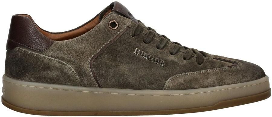 Blauer Lage Sneakers Sneaker