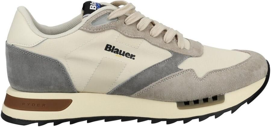 Blauer Lage Sneakers Sneaker