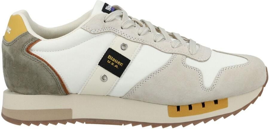 Blauer Lage Sneakers Sneaker