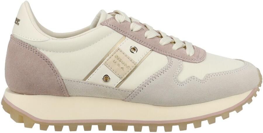 Blauer Lage Sneakers Sneaker