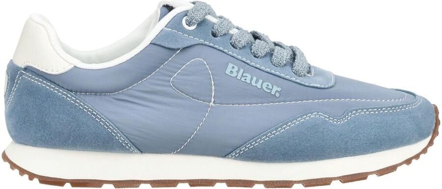 Blauer Lage Sneakers Sneaker