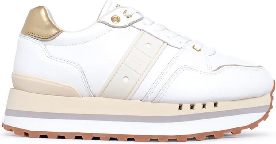Blauer Witte Klassieke Sneakers Multicolor Dames - Foto 2