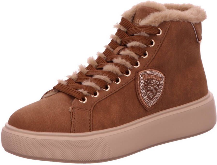 Blauer Hoge Sneakers