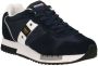 Blauer Sportieve Vetersneakers met Contrastdetails Multicolor Heren - Thumbnail 3