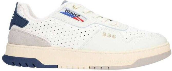 Blauer Lage Sneakers