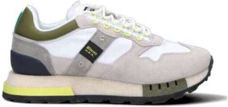 Blauer Lage Sneakers