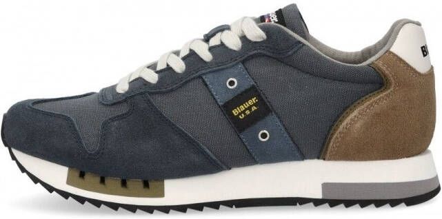 Blauer Lage Sneakers