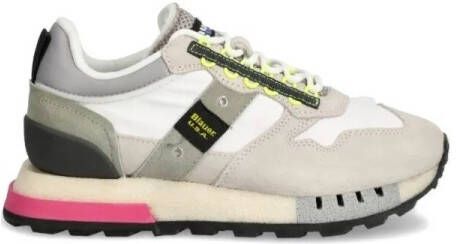 Blauer Lage Sneakers